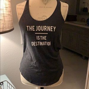 Old Navy Journey Active Charcoal Relaxed Tee XS